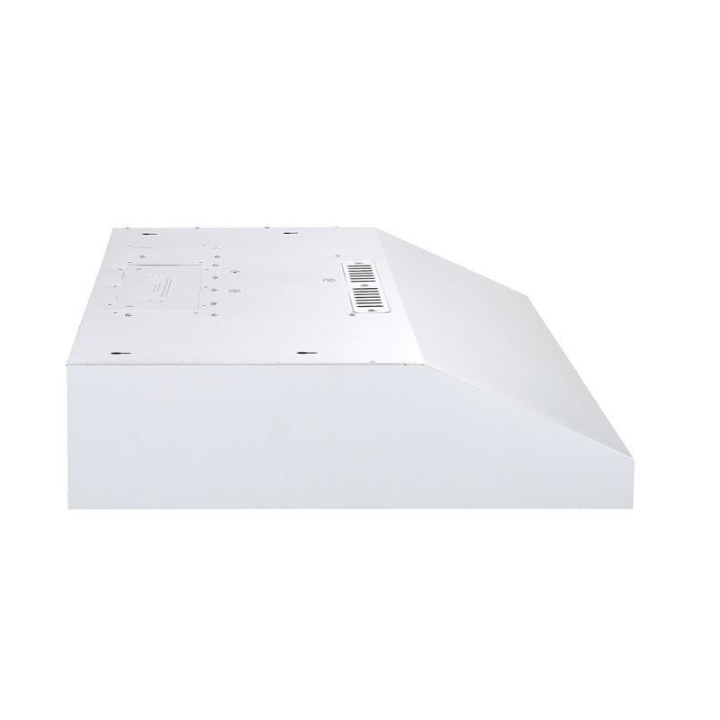Ancona Slim S3DW 30" 325 CFM Nonvented White Under Range Hood